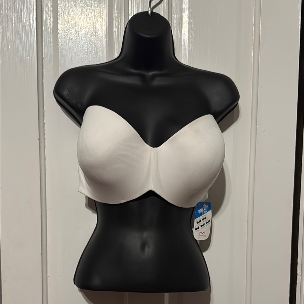 ✨NWT✨. Maidenform White Strapless Bra Size 38 DD